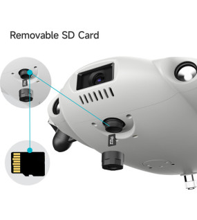 QYSEA FIFISH V-EVO Underwater AI ROV with Robotic Arm and Removable SD Card