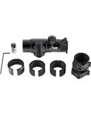 Bering Optics Night Probe Mini Night Vision Riflescope Clip-On Kit with Tactical Rail Mount (Photonis White Phosphor Tube)