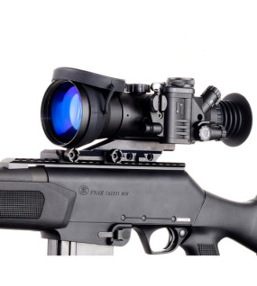 Bering Optics 4x66 D-750 Elite 3rd Gen Night Vision Riflescope (Thin Film, Red-Yellow Mil-Dot Reticle)