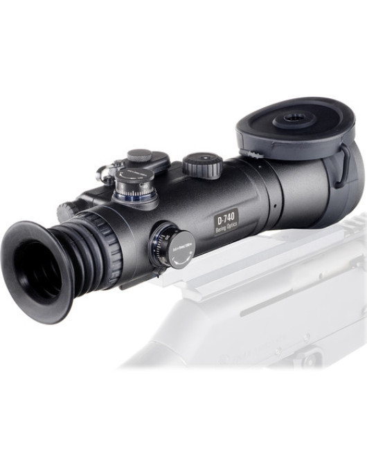 Bering Optics D-740 4x67 High-Performance Night Vision Riflescope (2nd Gen White Phosphor, Red Mil-Dot Reticle)