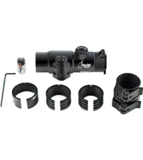 Bering Optics Night Probe Mini Night Vision Riflescope Clip-On Kit (Photonis White Phosphor Tube, 32-56mm Scope)