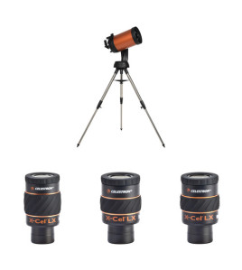 Celestron NexStar 8SE 203mm f/10 Schmidt-Cassegrain GoTo Telescope with Eyepieces Kit