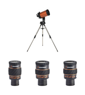 Celestron NexStar 8SE 203mm f/10 Schmidt-Cassegrain GoTo Telescope with Eyepieces Kit
