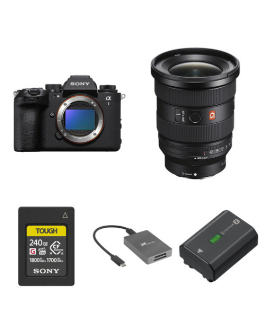 Sony a1 II Mirrorless Camera with 16-35mm f/2.8 Lens and Essentials+ Kit Sony a1 II Mirrorless Camera with 16-35mm f/2.8 Lens and Essentials+ Kit