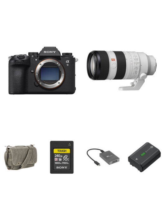 Sony a9 III Mirrorless Camera with 70-200mm f/2.8 II Lens and Essentials+ Kit Sony a9 III Mirrorless Camera with 70-200mm f/2.8 II Lens and Essentials+ Kit