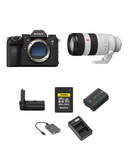 Sony a9 III Mirrorless Camera with 70-200mm f/2.8 II Lens and Performance Kit Sony a9 III Mirrorless Camera with 70-200mm f/2.8 II Lens and Performance Kit