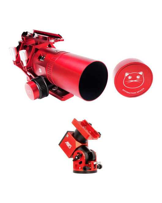 William Optics Cat 61 WIFD f/4.9 Apochromatic Telescope with ZWO AM5N Mount Kit