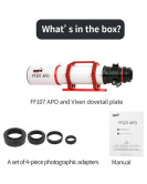 ZWO FF107 APO Astronomical Telescope OTA Only