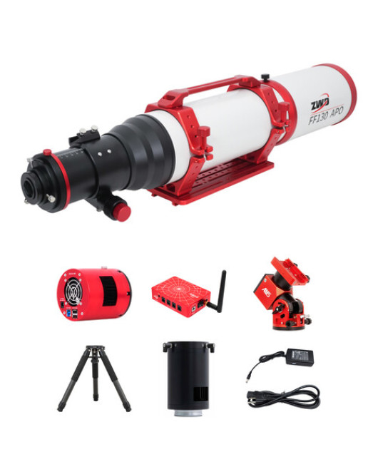 ZWO FF130 Telescope with 26MP ASI2600 Pro Duo Cooled Astronomical Camera Kit